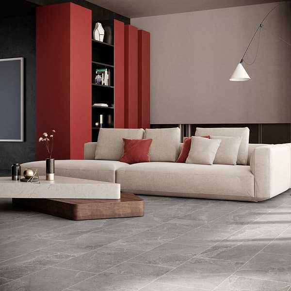 ZenTech Silver Gray 12x24 Matte Porcelain Tile
