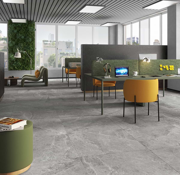 ZenTech Silver Gray 36x36 Matte Porcelain Tile
