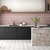 Los Lunas Rose Pink 4x12 Polished Ceramic Tile