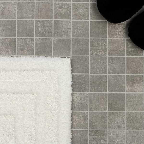 Basic Cement Ash 2x2 Matte Porcelain Mosaic Tile