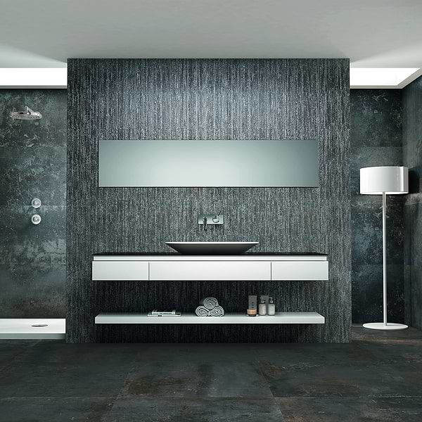 Twilight Deco Dark 12x48 Metal Look Porcelain Tile