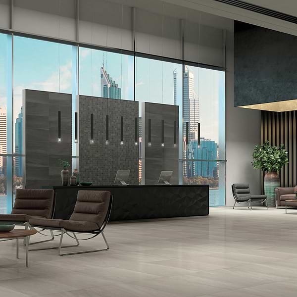 Karo Black 12x24 Matte Porcelain Tile