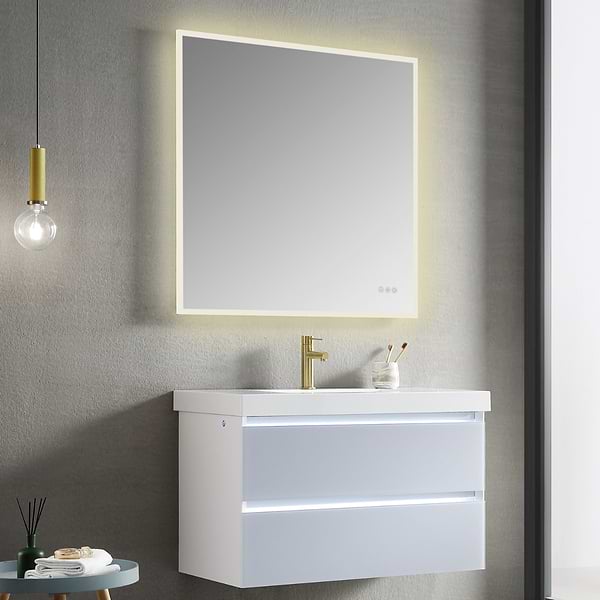 Rige 36x36" Square LED Mirror