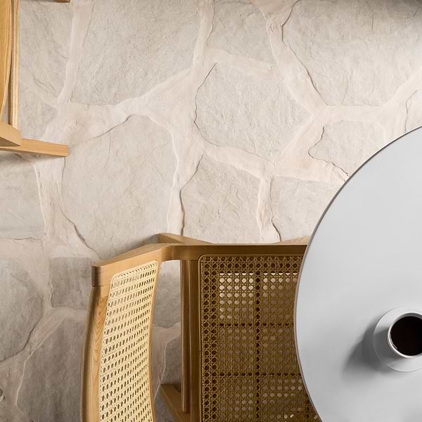 Pathstone Marfil Cream Textured Matte Porcelain Flagstone Tile