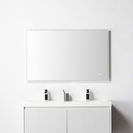 Rige 48x36" Rectangle LED Mirror