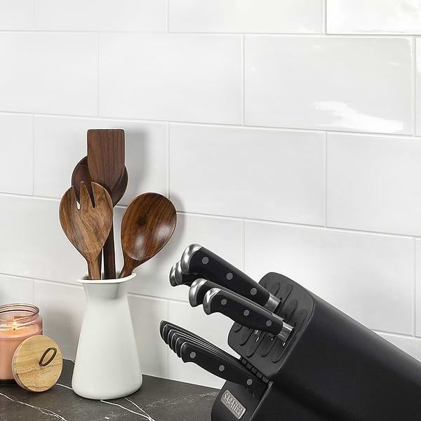 Aruba White 5x10 Ceramic Wall Tile