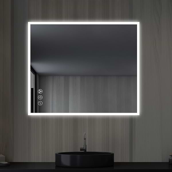 Rige 30x36" Rectangle LED Mirror