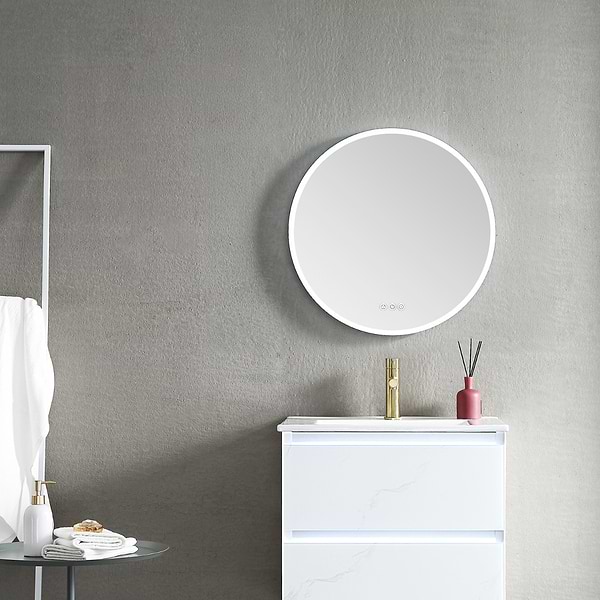 Rige 24" Round LED Mirror