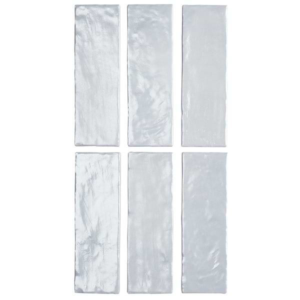 Montauk Sky Blue 2x8 Mixed Finish Ceramic Tile