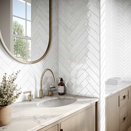 Ceramic Subway Tile for Backsplash,Kitchen Wall,Bathroom Wall,Shower Wall
