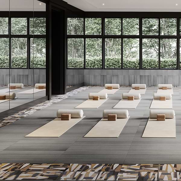 Bestow Saori Light Gray 24x24 Textured Porcelain Tile
