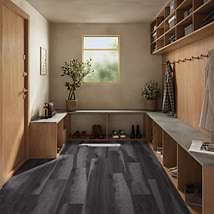 Woodcrete Black Rigid Core Click 12x48 Luxury Vinyl Tile