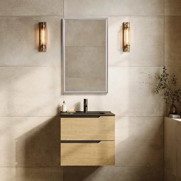 Everyday Twilight Stainless Steel 18x30" Rectangle Mirror