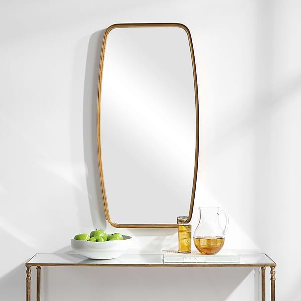 Simpla Serene Gold 20x40" Rectangle Mirror