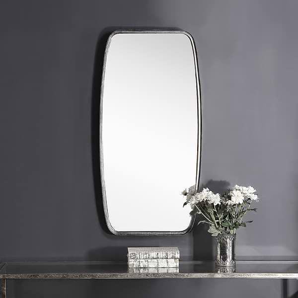Simpla Serene Silver 20x40" Rectangle Mirror