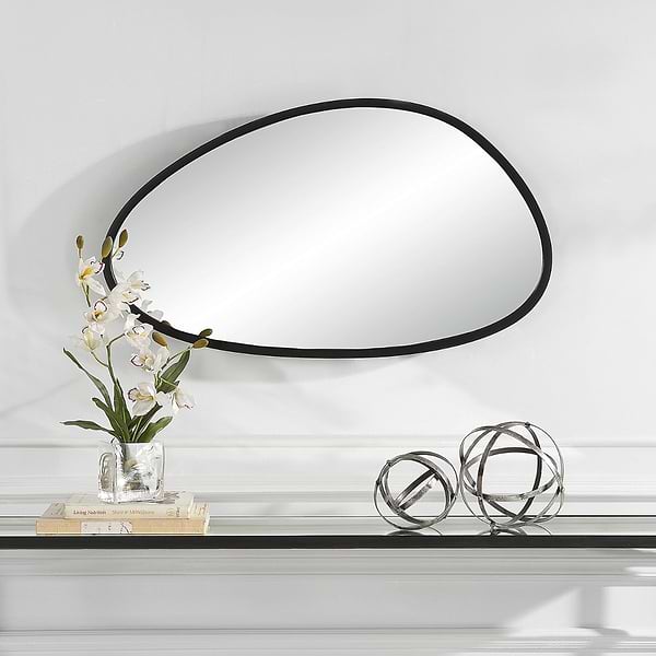 Simpla Nomad Black 21x36" Asymmetrical Mirror