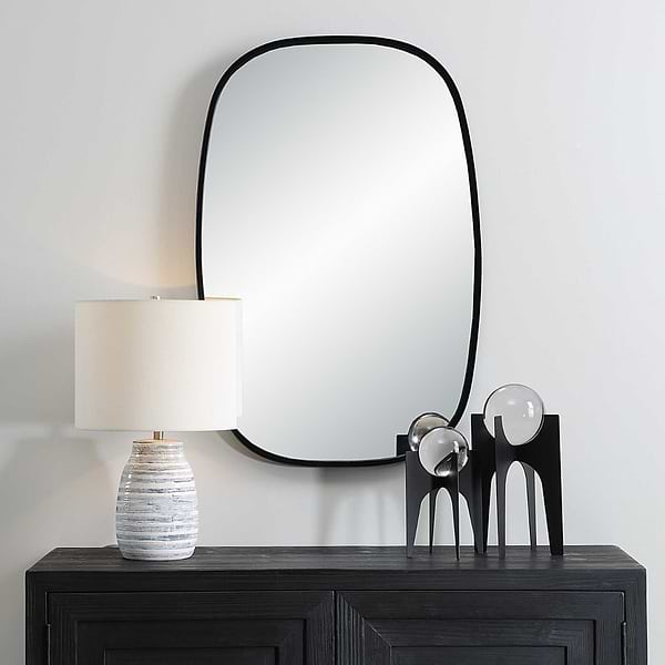 Simpla Reverie Black 22x34" Rectangle Mirror