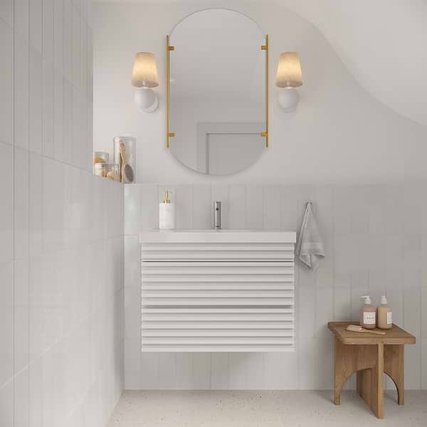 Leeya Gold 23x38" Oval Mirror