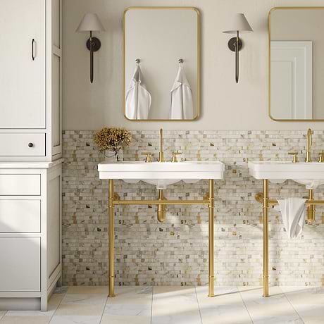 Charles Brushed Brass 36