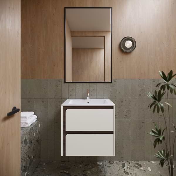Piccoli Petite Taupe Gray 4x12 Terrazzo Look Matte Porcelain Tile