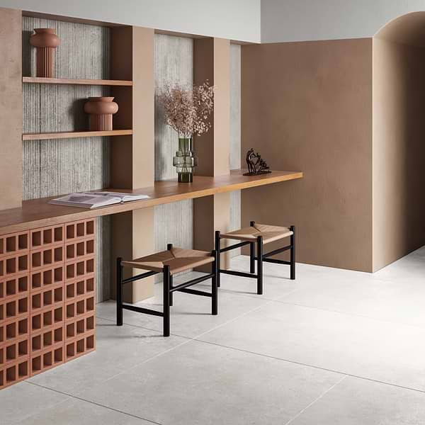 Saint Remy Deco Avorio White 3D Textured Veining 24x48 Semi-Polished Porcelain Tile