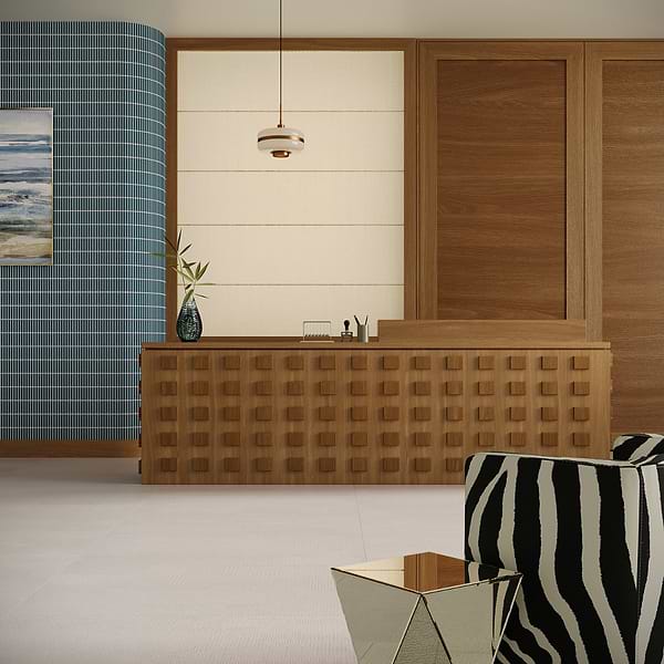 Prints Avorio Beige 24x48 Matte Porcelain Tile