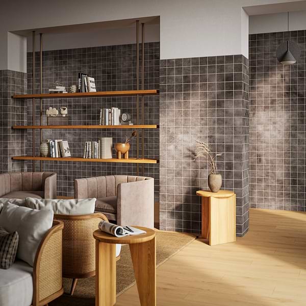 Terra Villa Gray 4x4 Matte Presealed Genuine Terracotta Tile