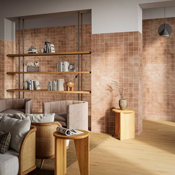 Terra Villa Sand Beige 4x4 Matte Presealed Genuine Terracotta Tile