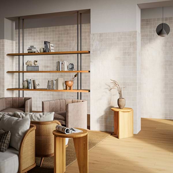 Terra Villa White 4x4 Matte Presealed Genuine Terracotta Tile