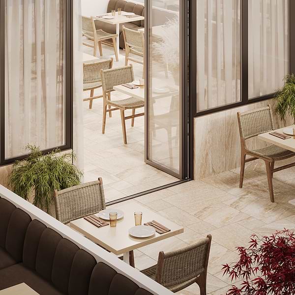 Shala Sand Beige French Pattern Matte Porcelain Tile