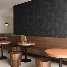 Diesel Camp Canvas Black 4x12 Matte Ceramic Subway Wall Tile
