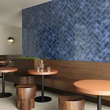 Diesel Camp Smoke Blue 4x12 Glossy Ceramic Subway Tile