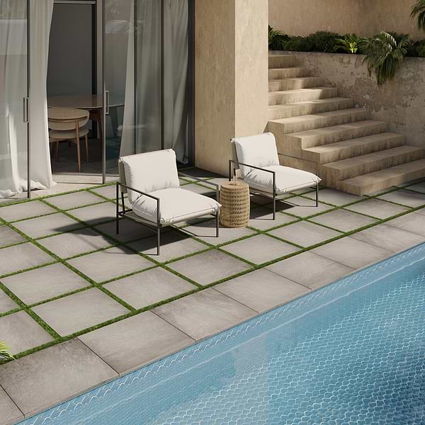 Montrose Bluestone Full 24x24 Textured Porcelain 2CM Outdoor Paver