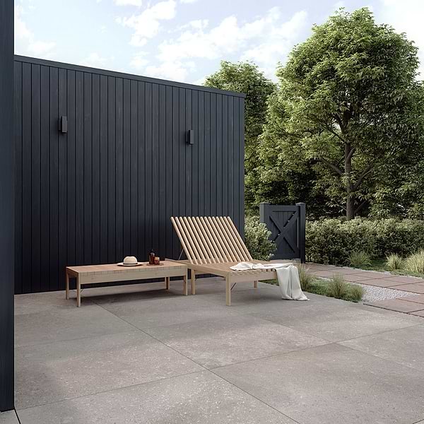 New Rock Fossil Dark Gray 48x48 Limestone Look Matte Porcelain Tile