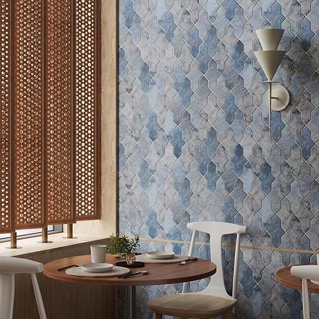 Parma Cruz Denim Blue 5x8 Terracotta Look Matte Porcelain Tile