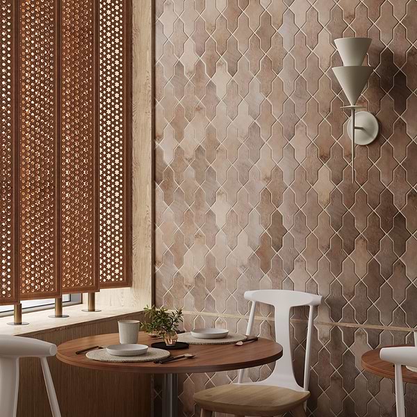 Parma Cruz Taupe Brown 5x8 Terracotta Look Matte Porcelain Tile