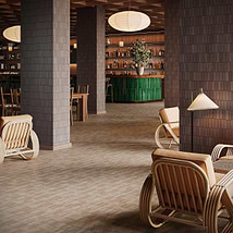 Morocco Oak Beige 4x4 Square Matte Porcelain Tile