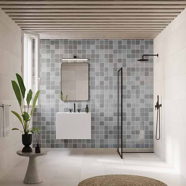 Portmore Gray 4x4 Glossy Ceramic Tile