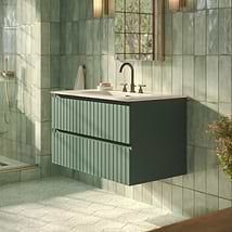 Prima Forest Green 36" Single Vanity without Top