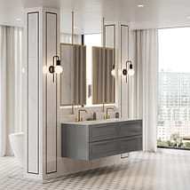 Alma Gray 30" Single Vanity without Top