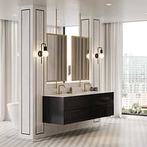 Alma Black 36" Single Vanity without Top