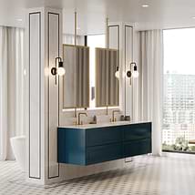 Alma Turquoise 36" Single Vanity without Top
