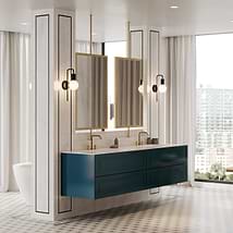 Alma Turquoise 42" Single Vanity without Top
