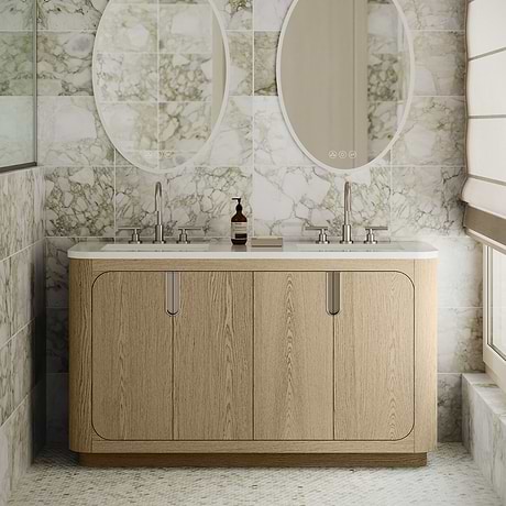 TileBar Studio Vanities Corbin Medium Ash 60