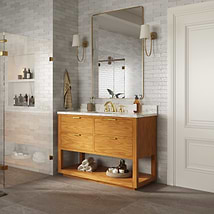 Dayton Woodgrain 48" Single Vanity without Top