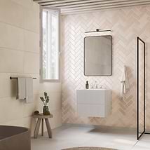 Linear White 24" Single Vanity without Top