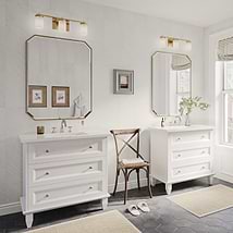 Nora White 36" Single Vanity with Pure White Quartz Top