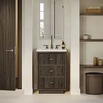 TileBar Studio Vanities Rhett Espresso Oak 24" Single Vanity without Top
