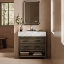 TileBar Studio Vanities Rowan Espresso Oak 36" Single Vanity without Top