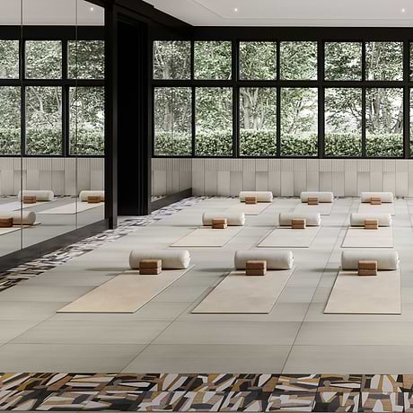 Bestow Telares Cream 24x48 Textured Porcelain Tile